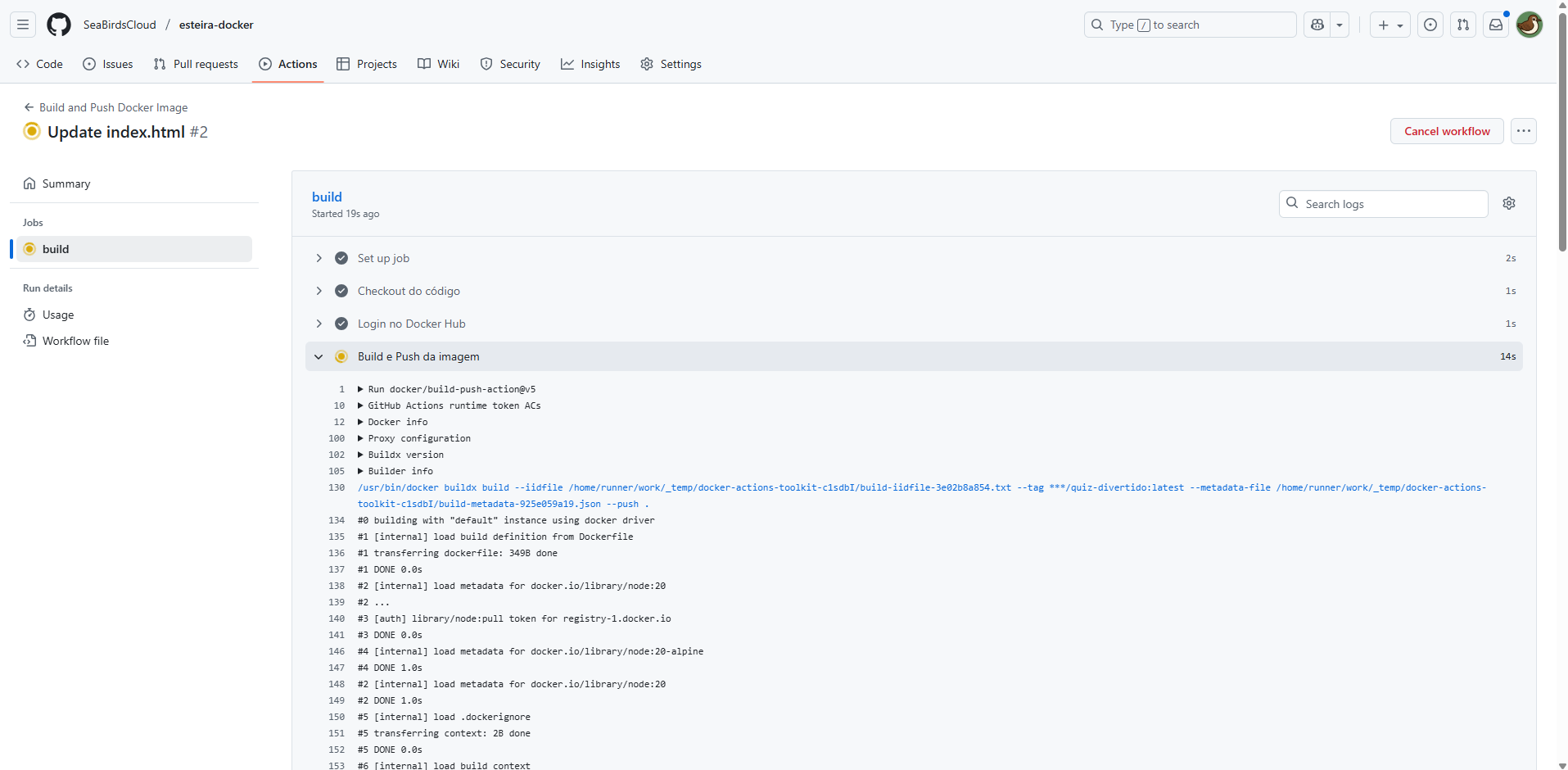 Criando uma esteira de build e publicação de imagens Docker com GitHub ...
